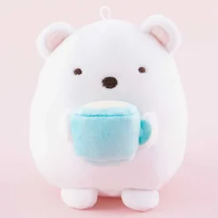 Sumikko Gurashi Holding Plushie - Shirokuma / Medium