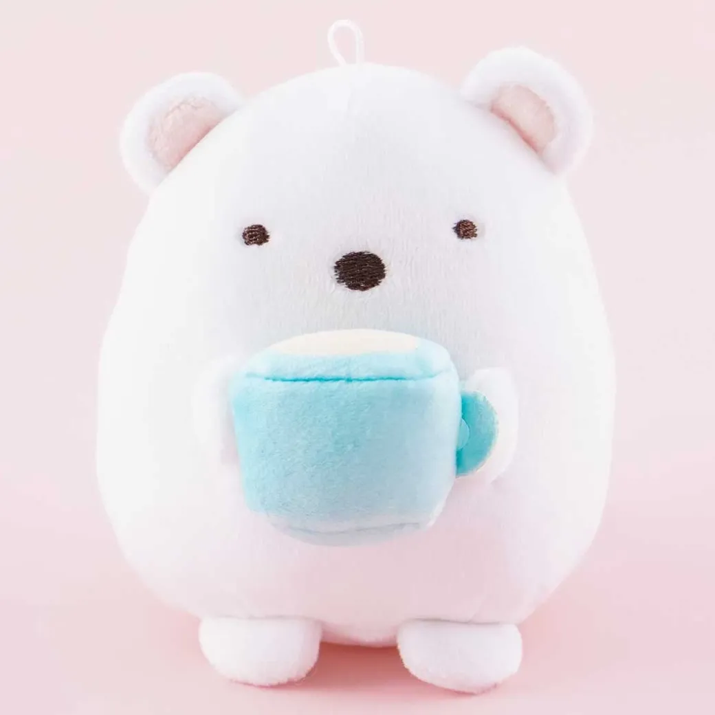 Sumikko Gurashi Holding Plushie - Shirokuma / Medium