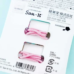 Sumikko Gurashi Jewel Love Hearts Hair Tie Set - Pink