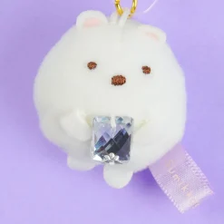 Sumikko Gurashi Jewel Plush Charm - Shirokuma