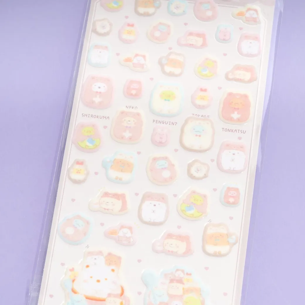 Sumikko Gurashi Kuma Cafe Onesie Hangout Puffy Stickers