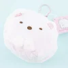 Sumikko Gurashi Macaron Fluffy Plushie Charm - Shirokuma