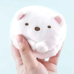 Sumikko Gurashi Macaron Fluffy Plushie Charm - Shirokuma