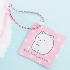 Sumikko Gurashi Macaron Fluffy Plushie Charm - Shirokuma