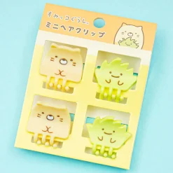 Sumikko Gurashi Mini Hair Clip Set - Neko & Zassou