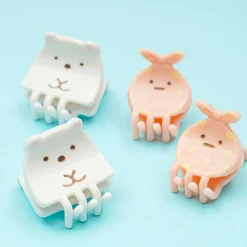 Sumikko Gurashi Mini Hair Clip Set - Shirokuma & Furoshiki
