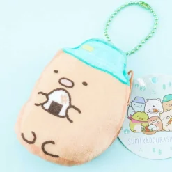 Sumikko Gurashi Mini Pouch Charm - Tonkatsu & Onigiri