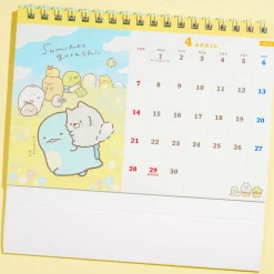 Sumikko Gurashi Ouchi De Kuma Cafe 2024 Desk Calendar