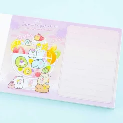 Sumikko Gurashi Pen Pen Fruits Vacation Memo Pad