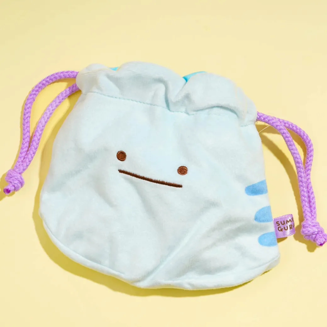 Sumikko Gurashi Plushie Drawstring Bag - Tsuchinoko