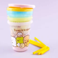 Sumikko Gurashi Reusable Tumbler With Straw Set