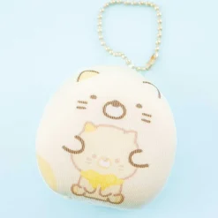 Sumikko Gurashi Round Plush Charm - Neko