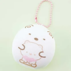 Sumikko Gurashi Round Plush Charm - Shirokuma