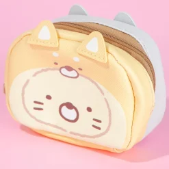 Sumikko Gurashi Shiba Face Double-Sided Pouch - Neko & Tokage