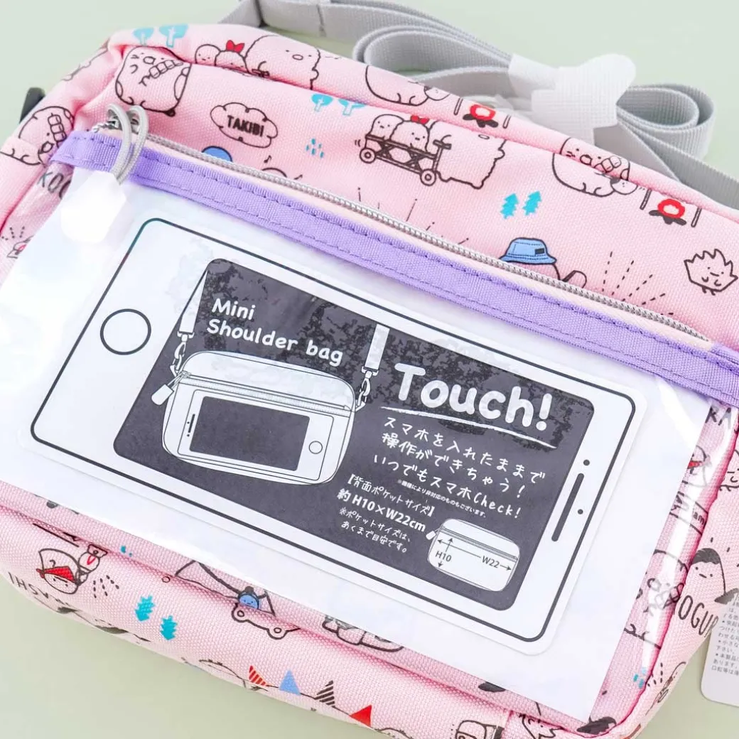 Sumikko Gurashi Shoulder Bag With Clear Pocket
