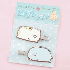 Sumikko Gurashi Side Bangs Hair Clips - Neko & Tokage