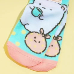 Sumikko Gurashi Sneaker Socks - Shirokuma & Furoshiki