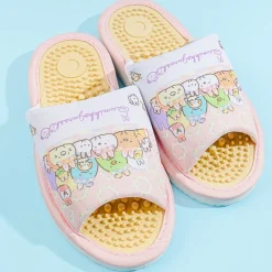 Sumikko Gurashi Spring Bunnies Accupressure Slippers - Light Pink