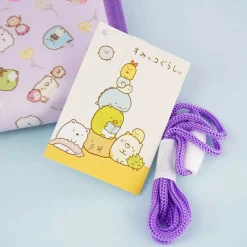 Sumikko Gurashi Spring Flowers Wallet With Neck Strap