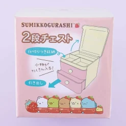 Sumikko Gurashi Strawberry Fair Dual Drawer Chest
