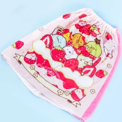 Sumikko Gurashi Strawberry Wrap Towel With Buttons