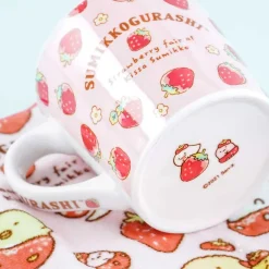 Sumikko Gurashi Strawberry Fair Mug & Towel Set