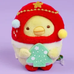 Sumikko Gurashi Strawberry Christmas Plushie - Penguin? / Mini