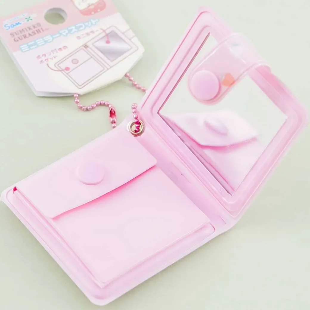 Sumikko Gurashi Strawberry Fair Pocket Mirror With Case
