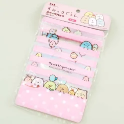 Sumikko Gurashi Striped Clear Zipper Bag