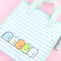 Sumikko Gurashi Striped Insulated Lunch Tote