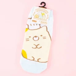 Sumikko Gurashi Striped Socks - Chef Neko