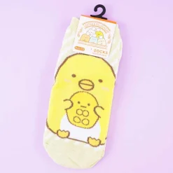 Sumikko Gurashi Striped Socks - Penguin? & Tapioca