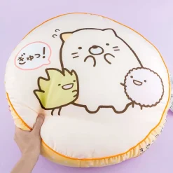 Sumikko Gurashi 10th Anniversary Round Cushion - Neko