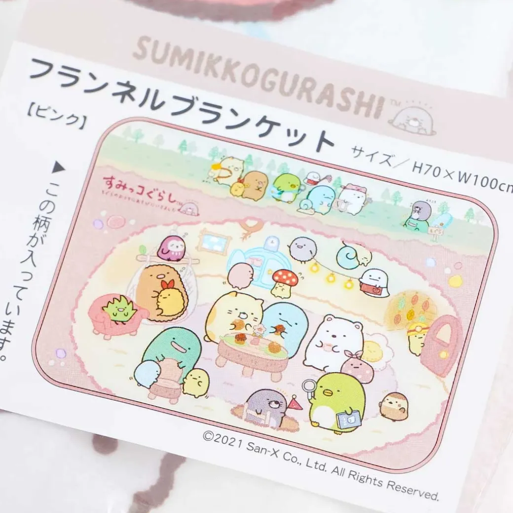 Sumikko Gurashi Underground Home Flannel Blanket