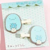Sumikko Gurashi Velvet Hair Clip Set - Tokage & Nisetsumuri
