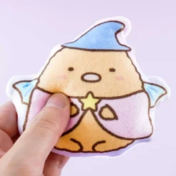 Sumikko Gurashi Wizard Die-Cut Coin Purse & Bag Charm - Tonkatsu