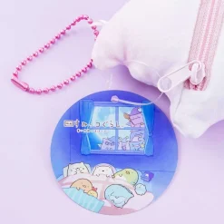 Sumikko Gurashi Wizard Die-Cut Coin Purse & Bag Charm - Tonkatsu