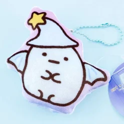Sumikko Gurashi Wizard Die-Cut Coin Purse & Bag Charm - Tapioca