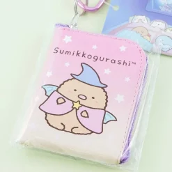 Sumikko Gurashi Wizard Night L-Shaped Zipper Pouch - Tonkatsu