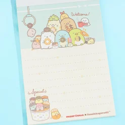 Sumikko Gurashi x Mister Donut A6 Memo Pad