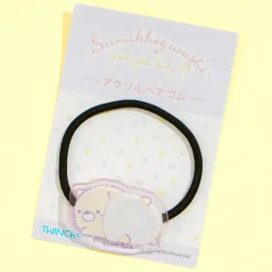 Sumikko Gurashi Yochiyochi Baby Hair Tie With Charm - Neko
