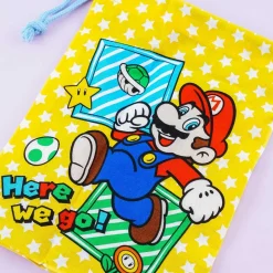 Super Mario Adventure Together Drawstring Bag