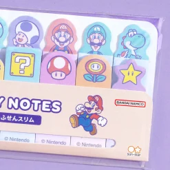 Super Mario Die-Cut Slim Sticky Notes