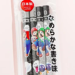 Super Mario Fun Hexagonal Pencil Set