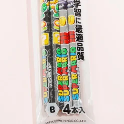 Super Mario Fun Hexagonal Pencil Set