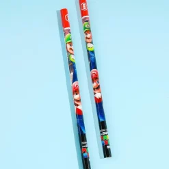 Super Mario Hexagon Pencil Set - Red