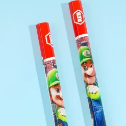 Super Mario Hexagon Pencil Set - Red