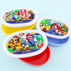 Super Mario World Oblong Bento Set - 3 pcs