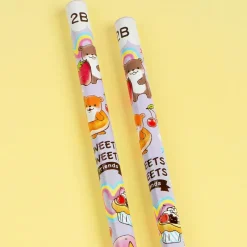 Sweet Cuddly Deserts 2B Pencil Set - Purple