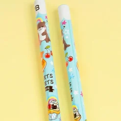 Sweet Cuddly Deserts 2B Pencil Set - Blue
